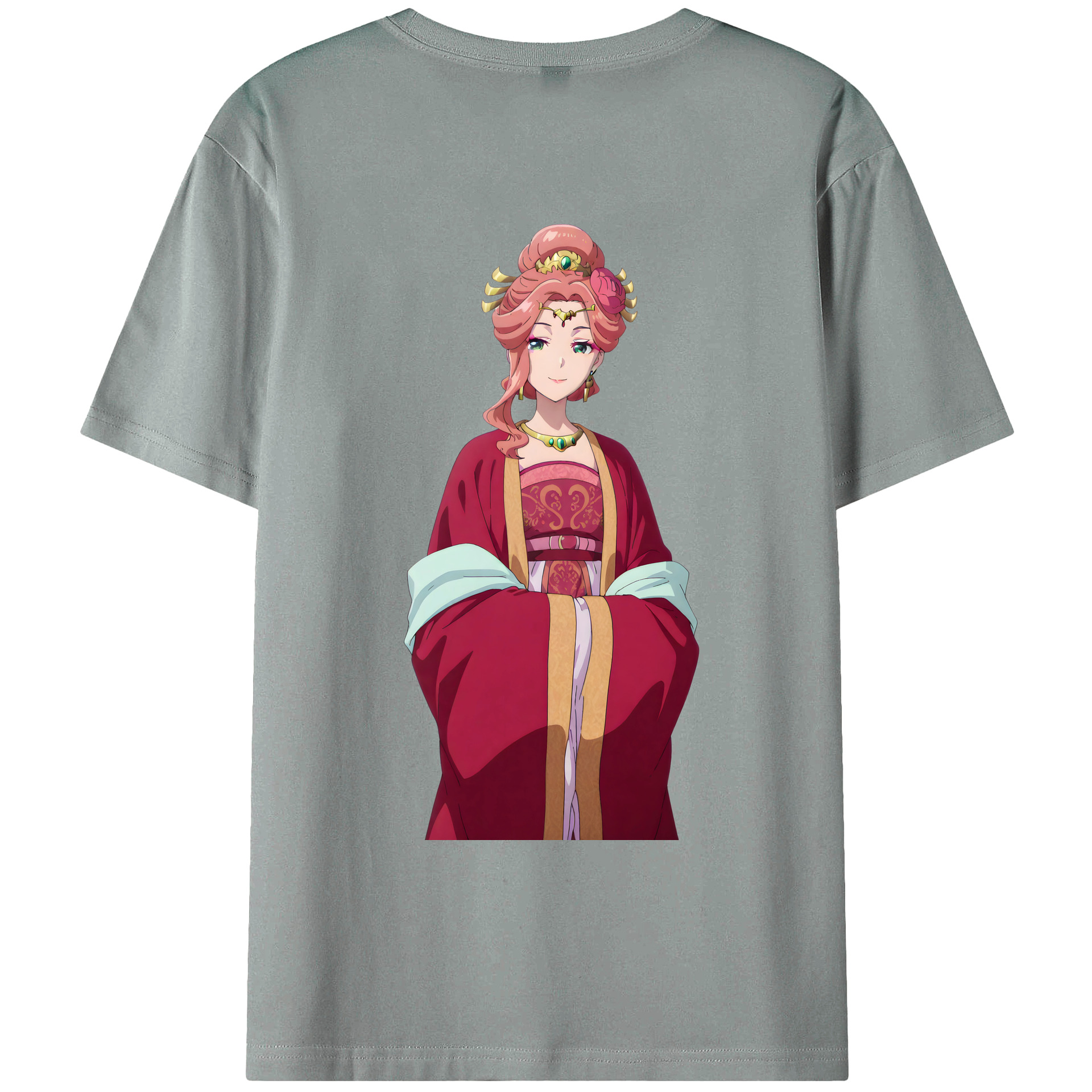 （画像用） 薬屋のひとりごと The Apothecary Diaries 綿100％ メンズ半袖Tシャツ（バックプリント） 通気性